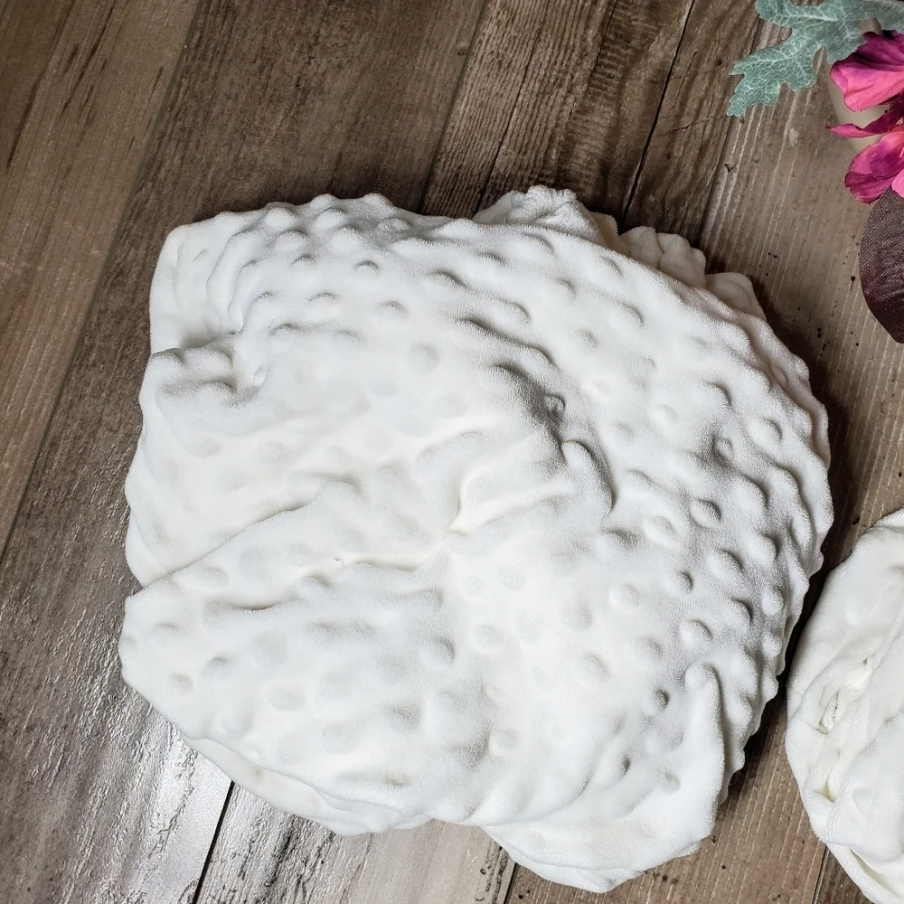 TILLYOU Ivory Off-White Changing Pad Covers 2 Pc EUC